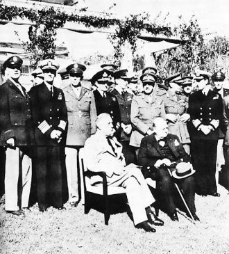 В 1943 – знаменитая Конференция в Касабл