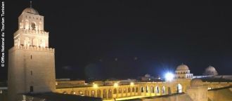 Ночной вид Кайруана