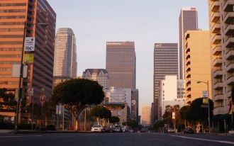 Улицы Лос-Анджелеса.