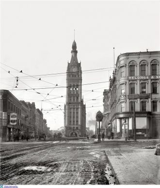 Сити Холл в Милуоки. Построен в 1895. Ст