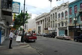 Одна из улица Нового Орлеана.