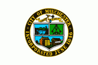 Флаг города Манчестер.