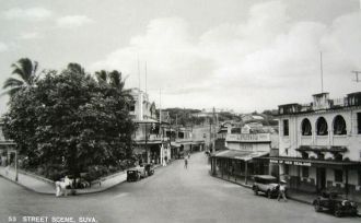 Улица города Сува, Фиджи.