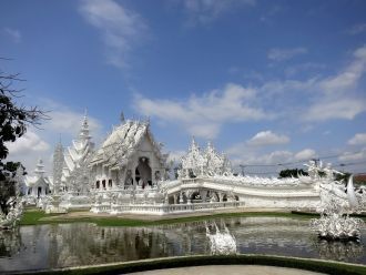 Ват Ронг Хун, Белый Храм, Чианг Рай, Таи