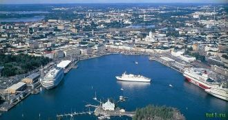 Хельсинки - вид с высоты.
