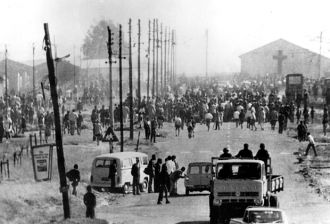 Беспорядки в Соуэто в 1977 году.