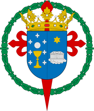 Герб города Сантьяго-де-Компостела.