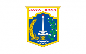 Флаг города Джакарта.