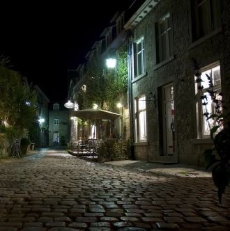 Ночные улицы Дюрбюи, Бельгия.