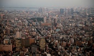 Токио - вид с высоты.