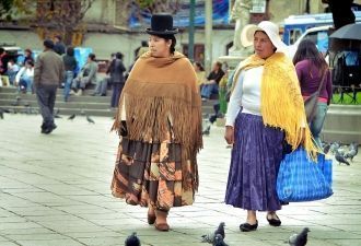 Боливия, Сукре, чолитас.