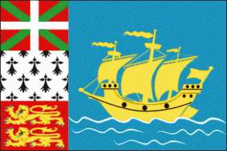 Флаг города Сен-Пьер.