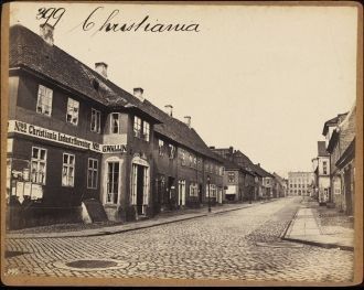 Фото Осло 1850 - 1870 годов.
