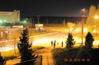 Ночной вид города Ярцево
