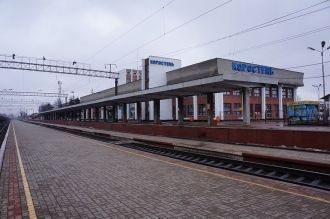 Железнодорожный вокзал города Корос