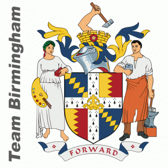 Герб города Бирмингем, Великобритания.