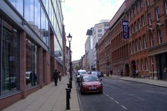 Улицы города Бирмингем, Великобритания.