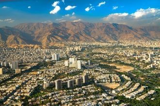 Панорама Тегерана. 