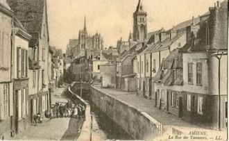 История города Амьен, Франция.