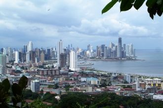 Панама Сити с высоты