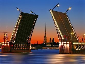 Разводной мост. Санкт-Петербург.