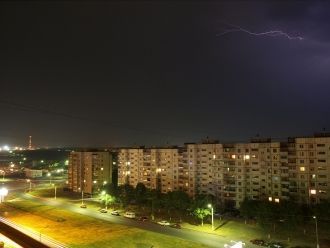 Ночной город Железногорск.