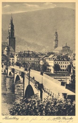 Старые открытки и фото города Гейдельбер
