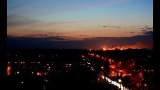 Ночная жизнь в городе Дагестанские Огни.