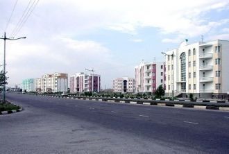 Одна из улиц Туркменабада.