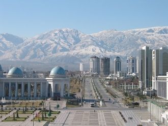 Туркменабад вид с высоты.