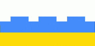Флаг города Глубокое.