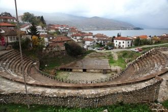 Римский амфитеатр в Охриде.