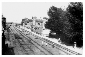 Железнодорожный вокзал Орши, 1915г.