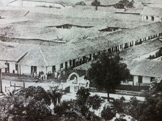 Санта-Крус-де-ла-Сьерра в 1887 году.&nbs