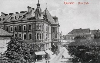 Историческое изображение Клагенфурта.