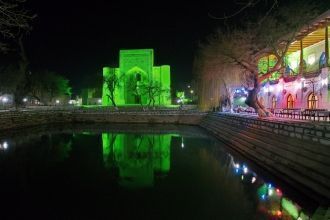 Ночной город Шахрихан.