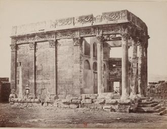Храм Юпитера в Тебессе - старое фото.