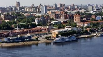 Вид на город Пермь