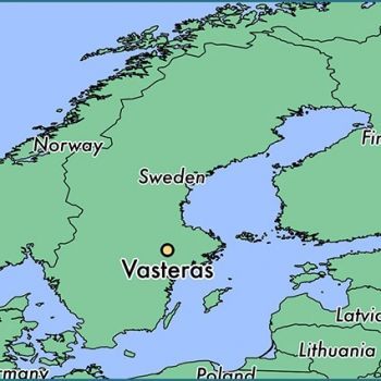Город Вестерос на карте Швеции.