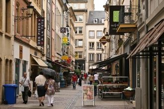 Улица города, Люксембург.