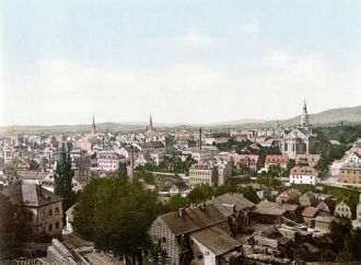 Город Либерец в начале 20-го века.