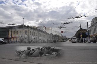 Тула тогда и сегодня. 1941-1945 - бойцы 