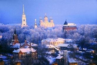 Зимний город Владимир.