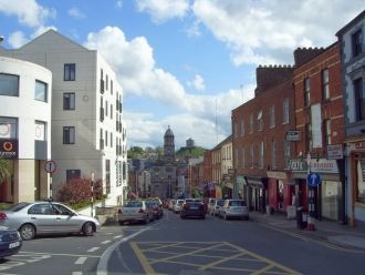 Главная улица Дроэды, Ирландия.