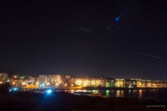 Ночной город Воткинск.