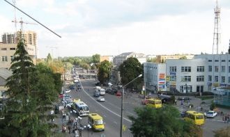 Борисполь, улица Киевский Шлях, центр го