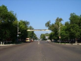 Улица Ленина в городе Благовещенск.