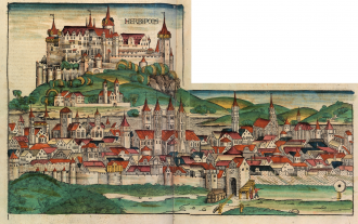 Вюрцбург из Нюрнбергской летописи (1493)