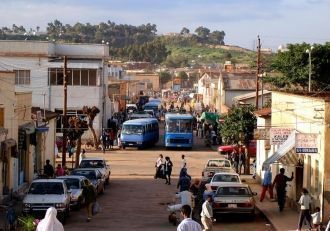 Торговая улица Асмэры, Эритрея.
