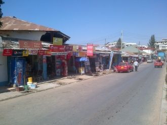 Одна из улиц города Додома.